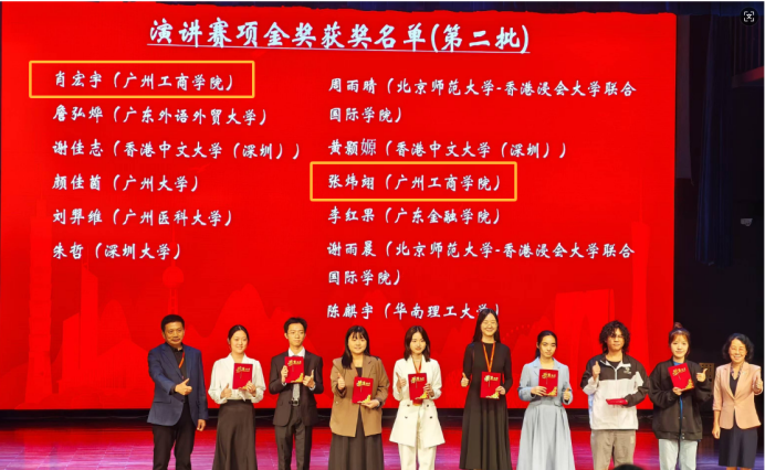 金年会jinnianhuicom外语学院学子在“外研社·国才杯”“理解当代中国”全国大学生外语能力大赛广东省省赛中再获三项“金奖”